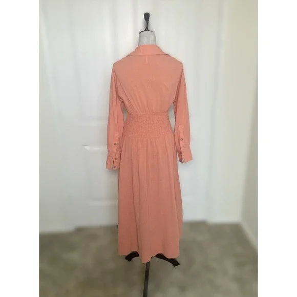 ❌❌SOLD❌❌Free People Midi/Maxi Peach Flowy Dress - Picture 5 of 6